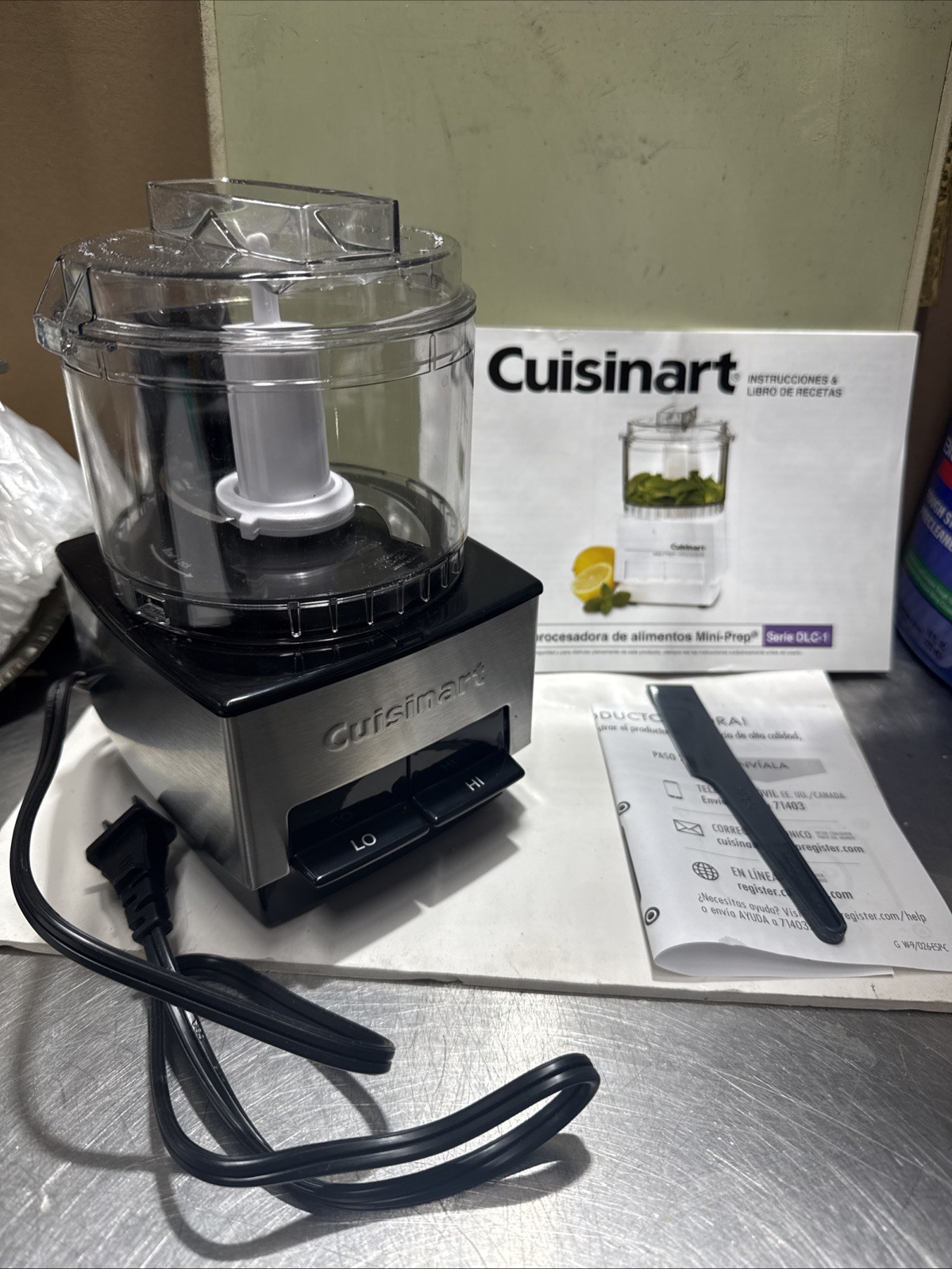Cuisinart DLC-1SS Mini-Prep Food Processor – Stainless Steel
