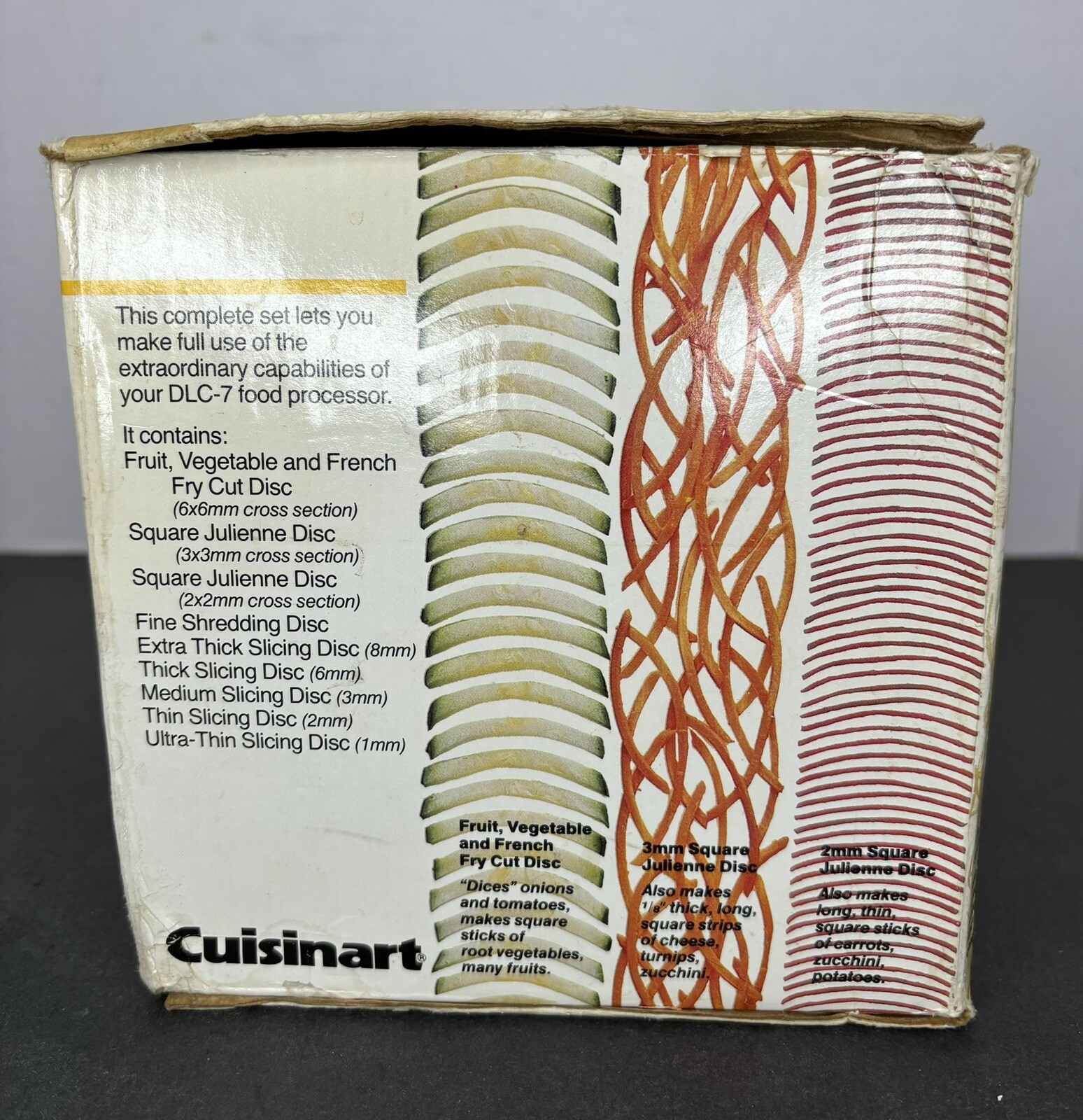 Cuisinart DLC-070 Disc Set for DLC-7 Food Processor – See Photos For All Discs