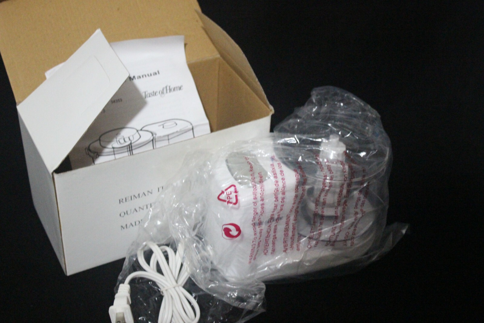 Mini Food Chopper Taste Of Home Electric Model M-1 120v 75w