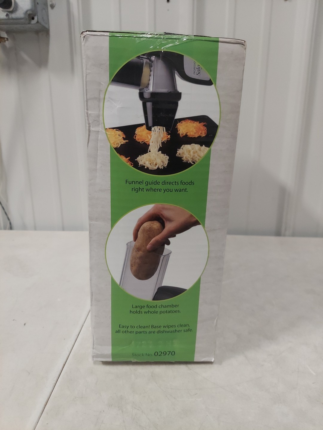 Presto Professional Electric Slicer, Shredder and Vegetable Grater, NEW #3329