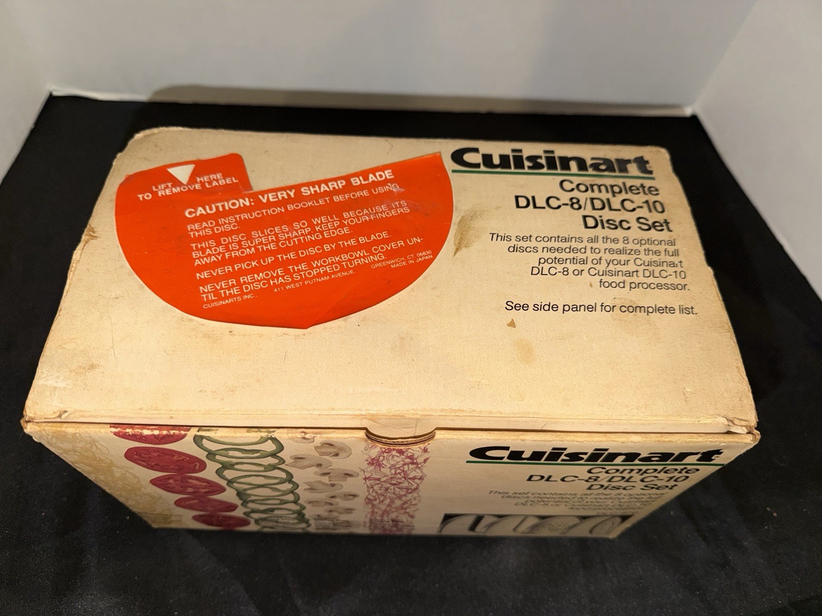 Cuisinart DLC-870 Complete 8 Piece Disc Set DLC-8/DLC-10 Food Processor NOS