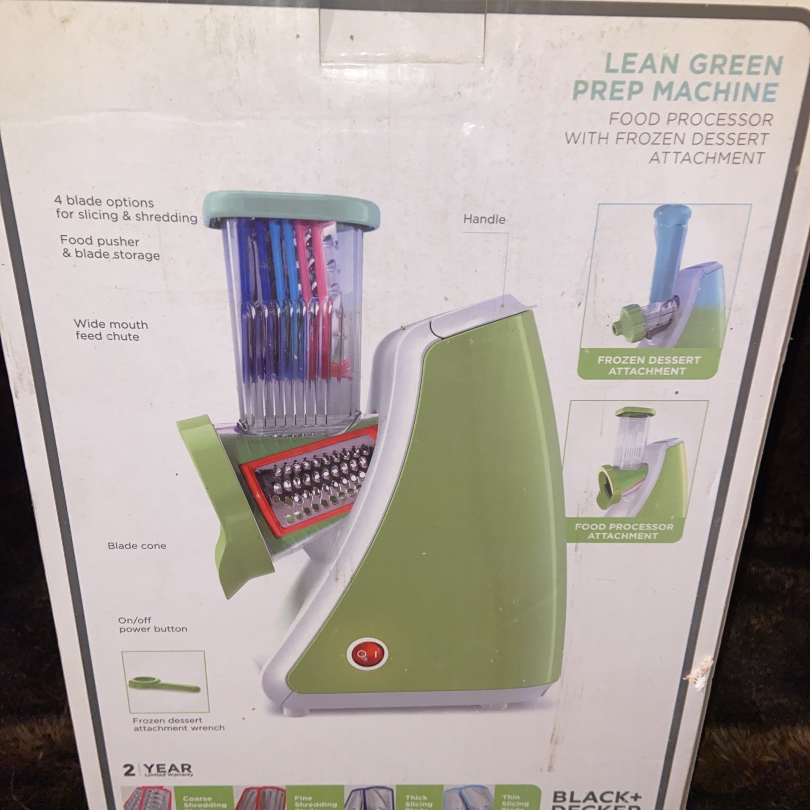 Black & Decker Lean Green Prep Machine Food Processor – SL1050