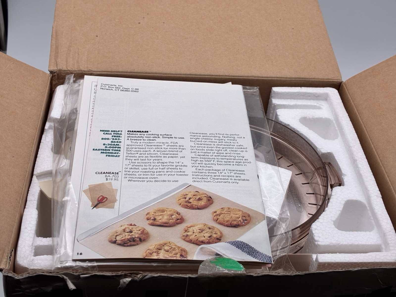 Cuisinart Classic 7-Cup Food Processor DLC-10C In Box NEW