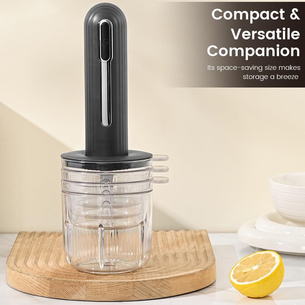 Wireless Electric Food Processor, 4-Cup Portable Food Chopper for Vegetables …