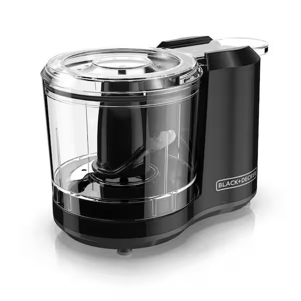 BLACK+DECKER 1.5-Cup 1-Touch Electric Food Chopper w/ Bi-Level Steel Sharp Blade