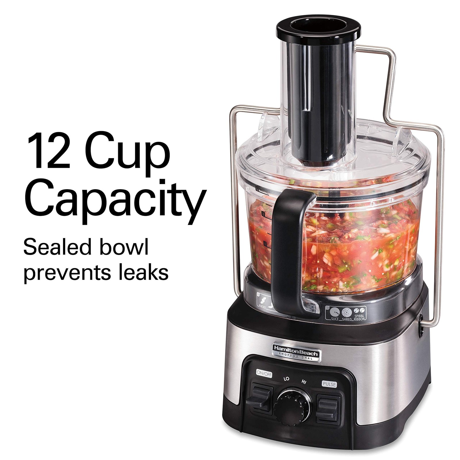 Hamilton Beach Professional Stack & Snap Food Processor & Veggie Sp… Fast Ship