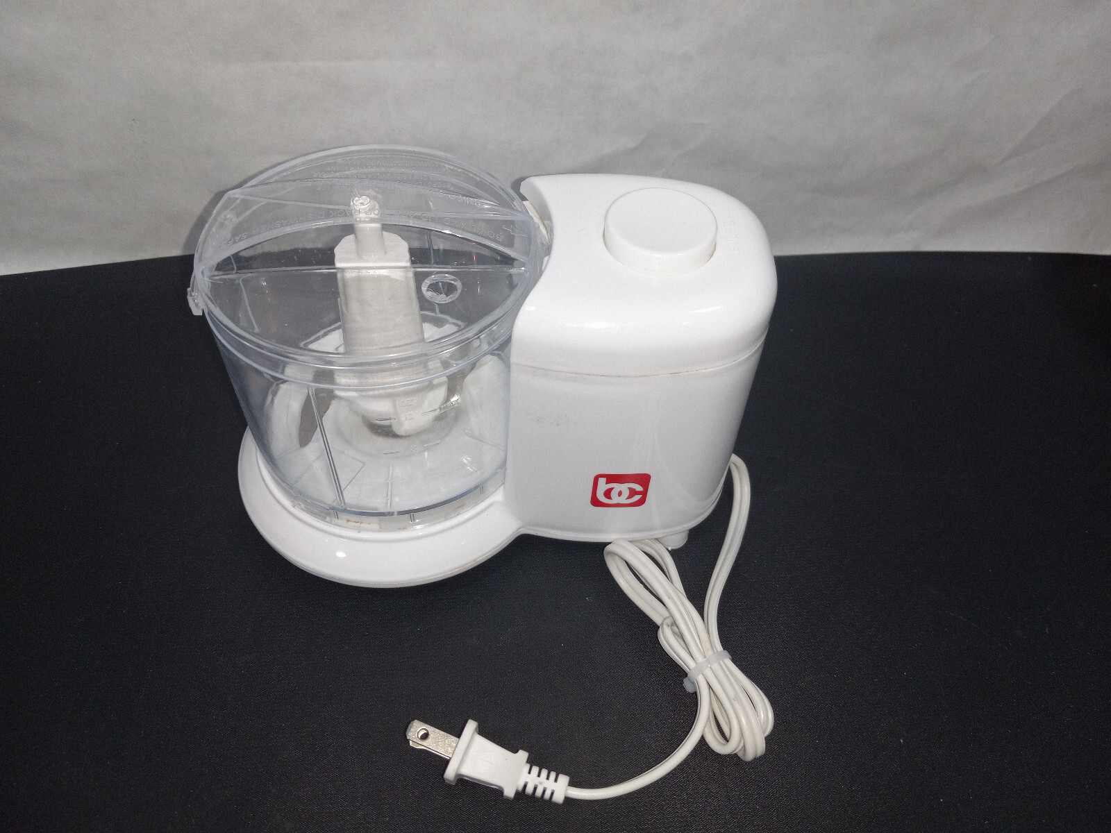 Vintage BC Bene Casa Mini Food Chopper Processor Compact 100W 120V NICE