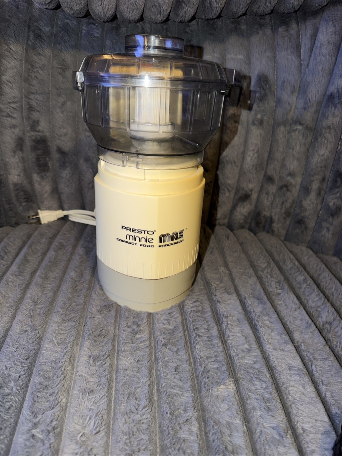 Vintage Presto Minnie Compact Food Processor- Works!