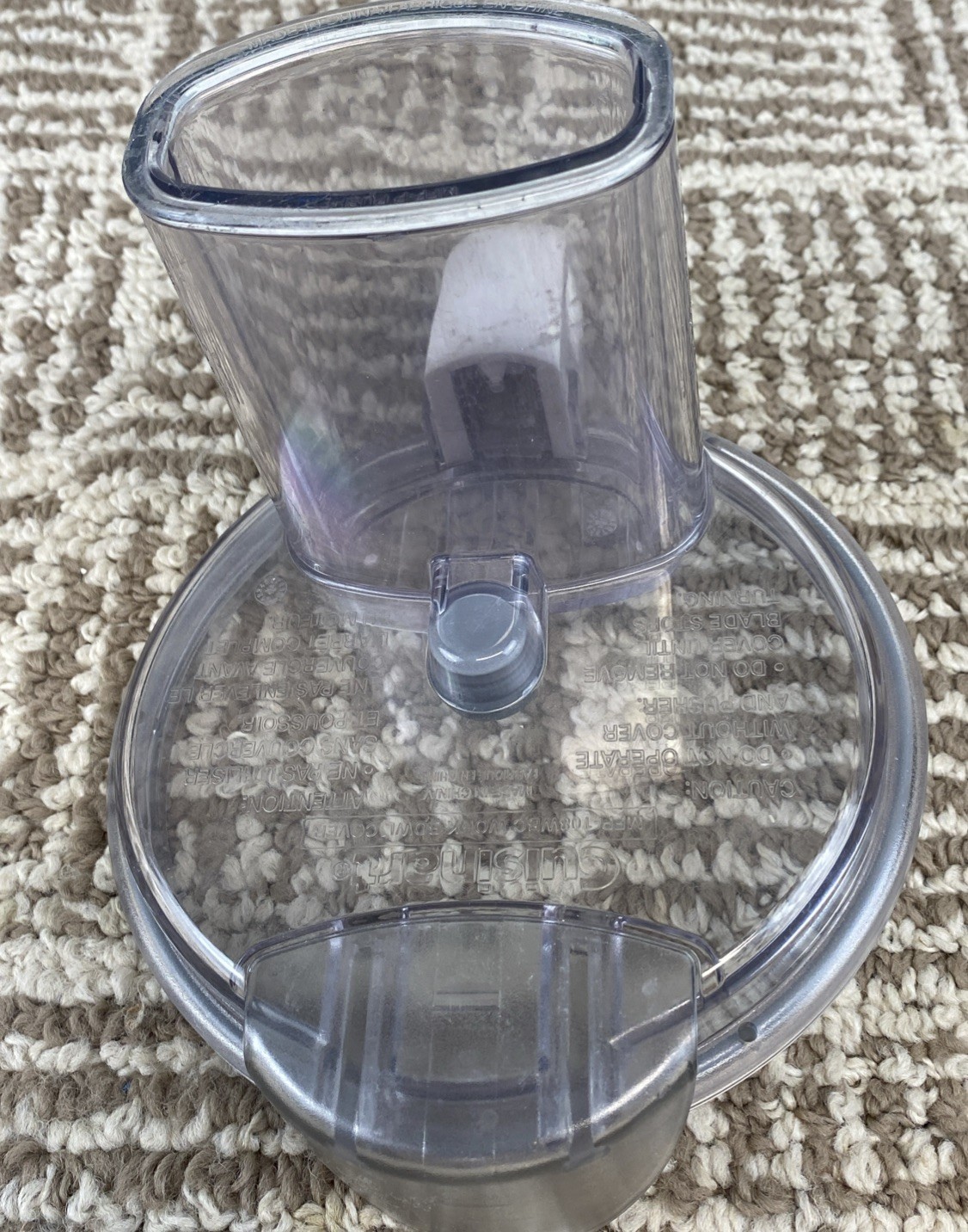Cuisinart MFP-108WBC Food Processor Work Bowl Cover Lid & Pushers Replacement
