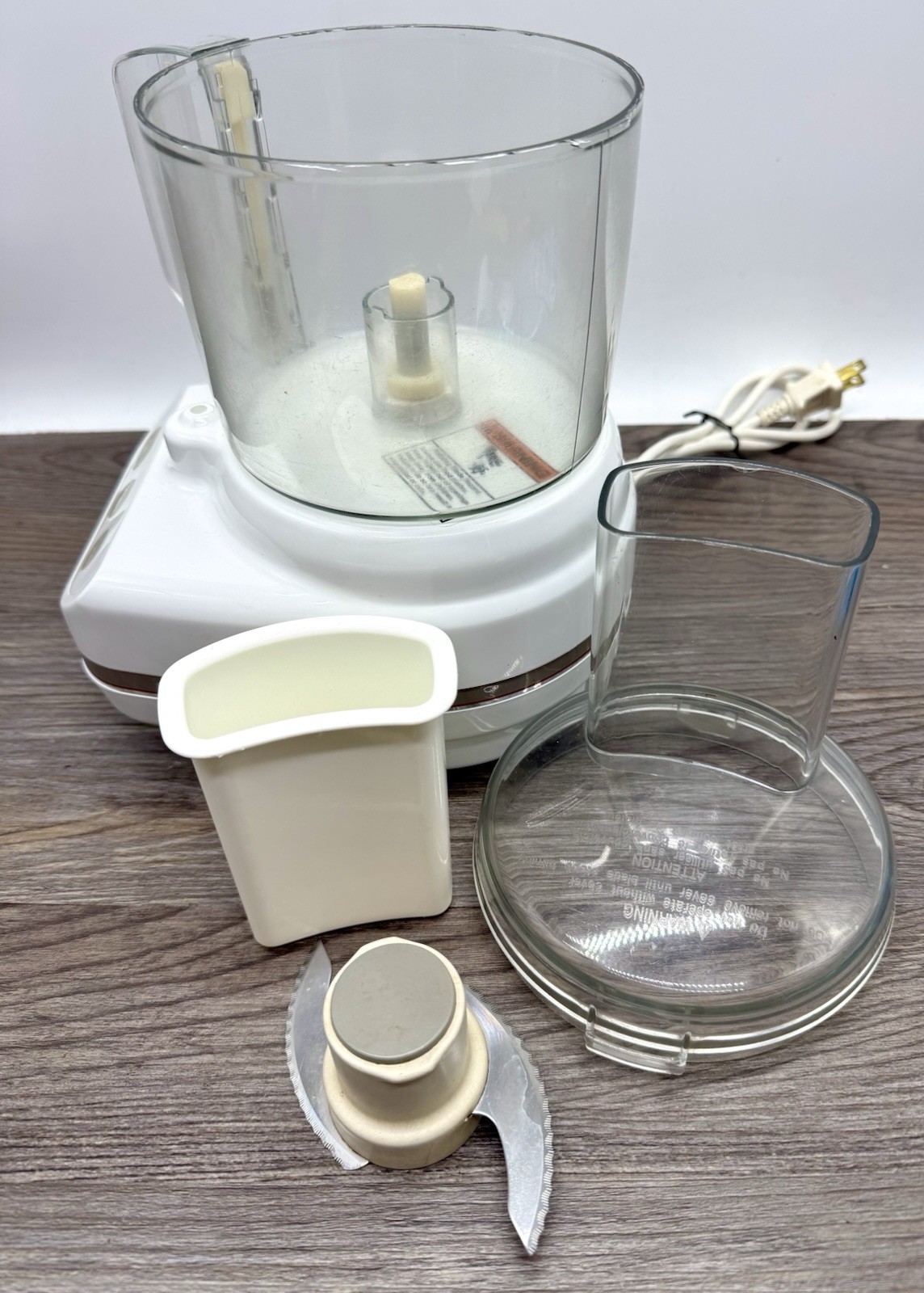 KitchenAid Food Processor 5 Cup Little Ultra Power KFP350WH WHITE Works Great