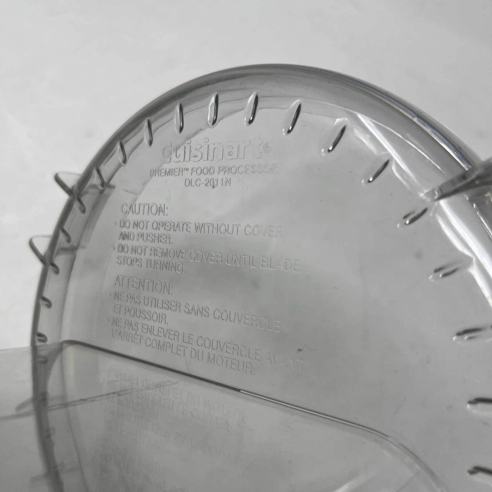 Cuisinart Custom Prep 11 Food Processor DLC-2011 Lid Only – Clear