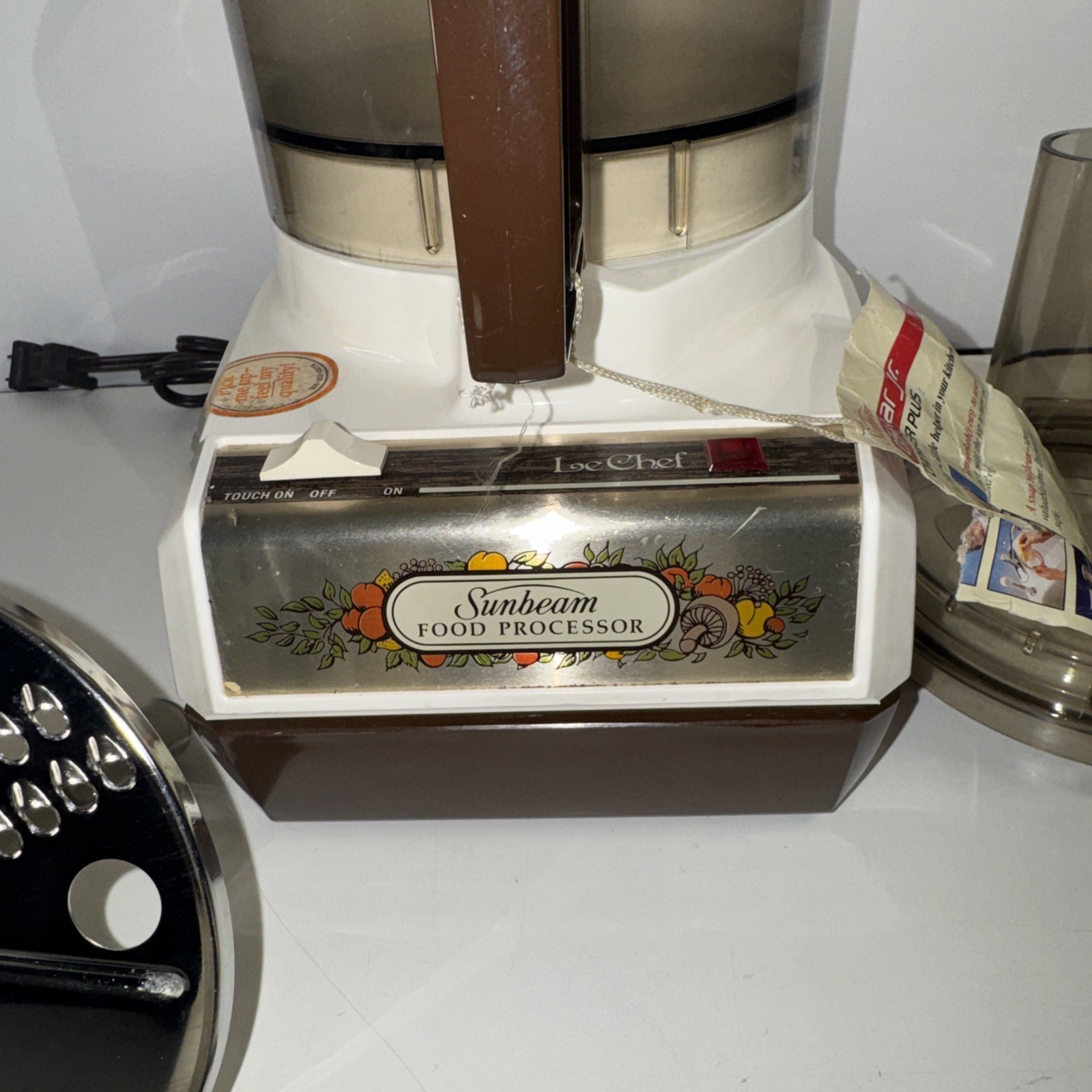 Vintage Sunbeam Le Chef Food Processor Model 14-11 Complete TESTED WORKS