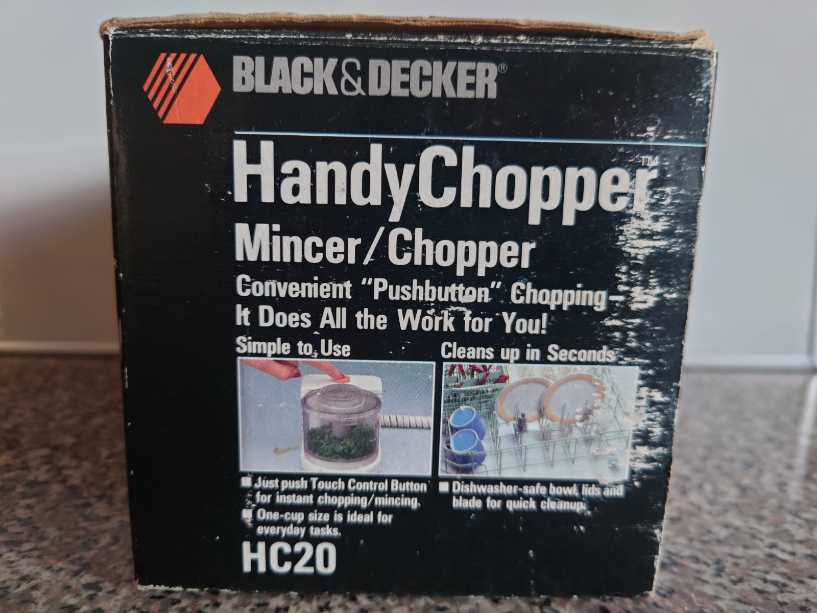 Black & Decker Small Handy Chopper Mincer HC20 Food Processor Vintage
