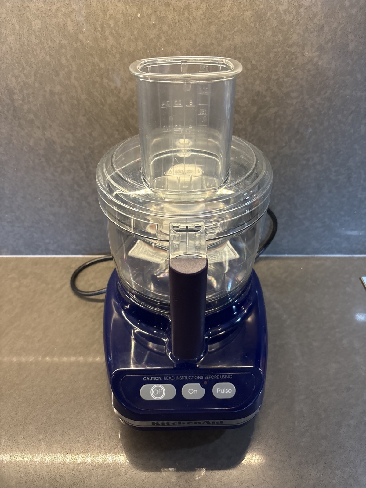 KitchenAid 4KFP600 11-Cup Food Processor Blue – Made in France W/ Nesting Bowl