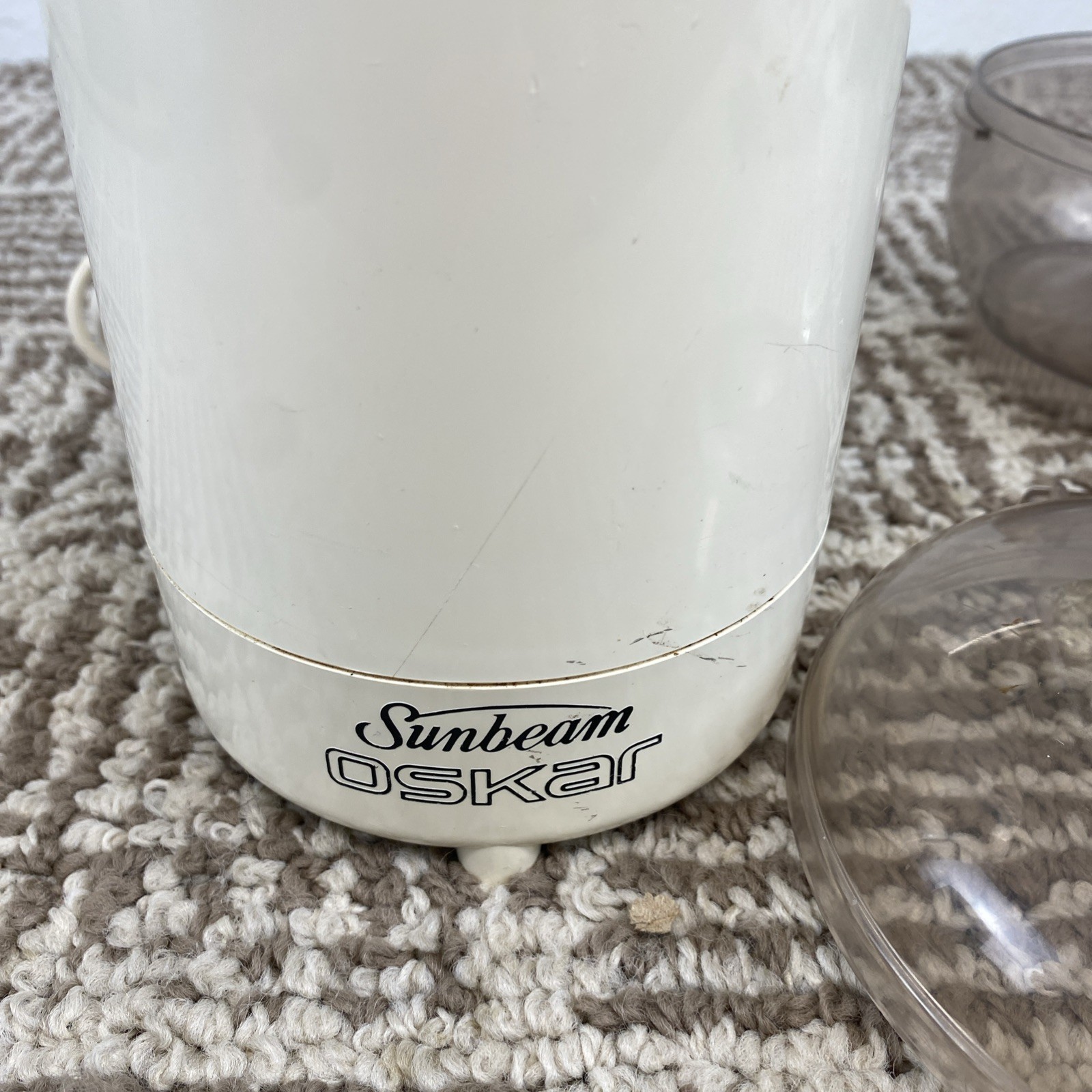 Vintage Sunbeam Oskar Food Processor Model 14181 Chopper Bowl Blade Attachment