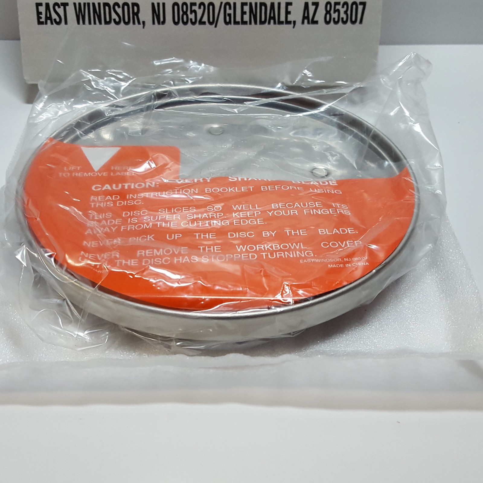 Cuisinart OEM Accessory Standard Slicing Disc (4 mm) DLC-844TX – Open Box