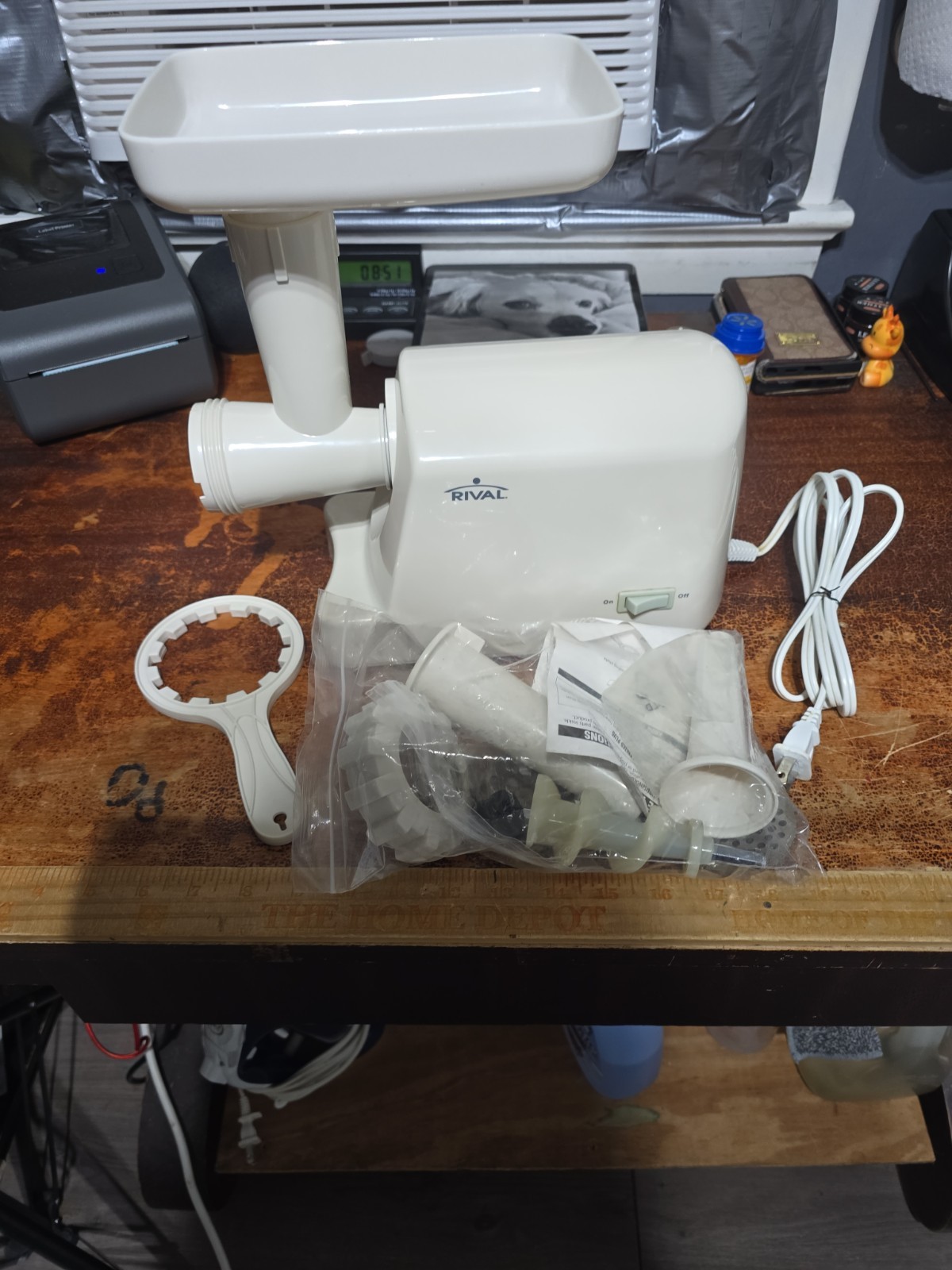 Rival Electric Meat Food Grinder Model 2275WN 200 Watts All Attachment Included