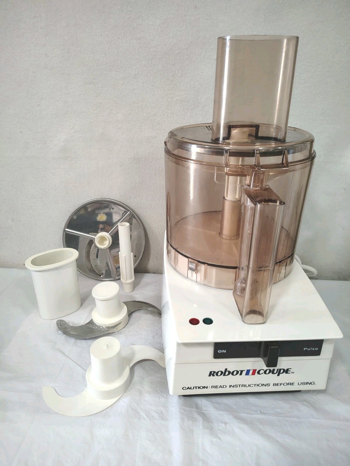 Robot Coupe RC 3500 Food Processor with 4 Blades Tested Works Complete **Read***