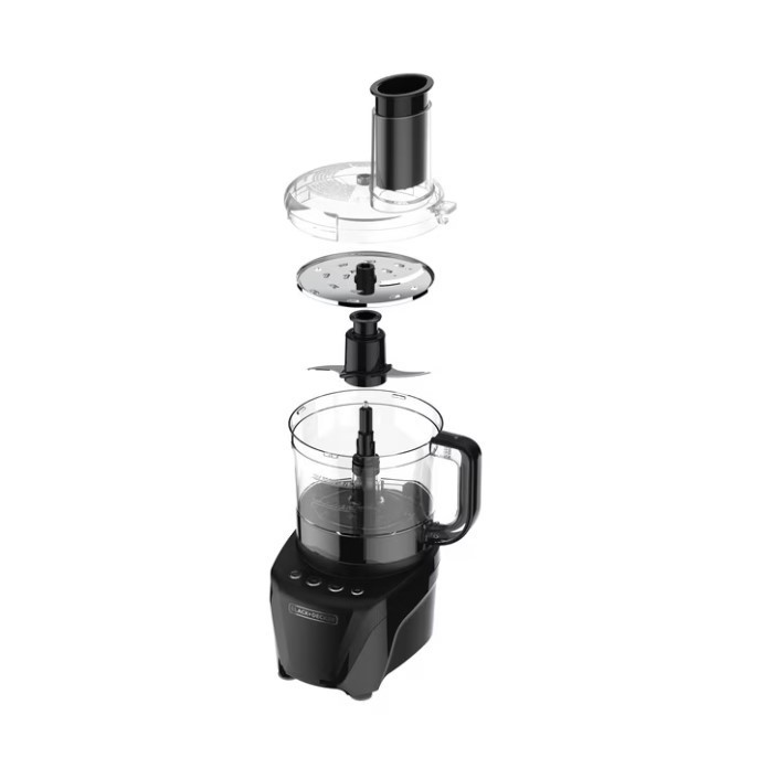 BLACK+DECKER 8-Cup Food Processor Black Chop Slice Shred Puree, BIG SALE