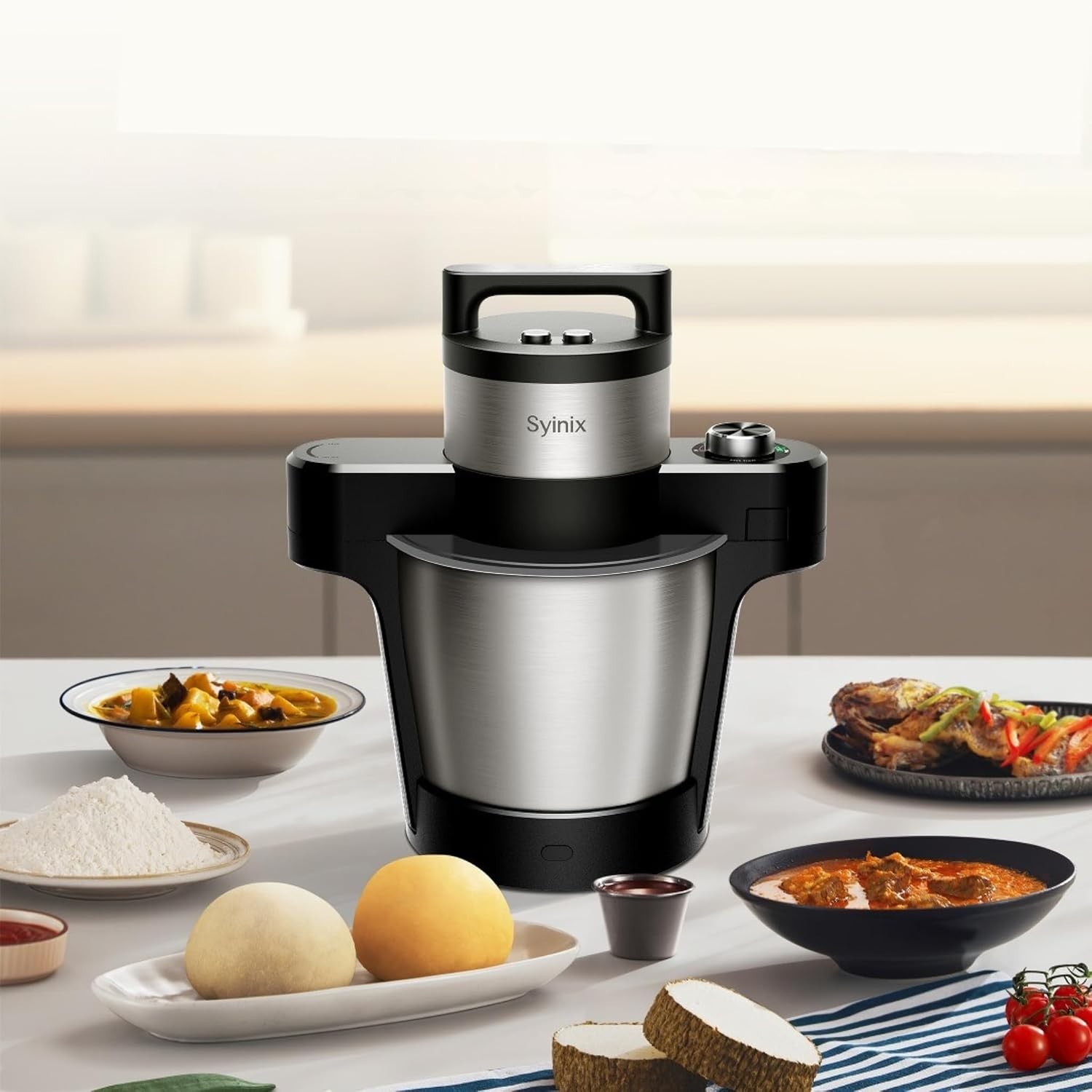 Swallow Maker Eco Semi Automatic Food Processor Food maker Fufu Machine for