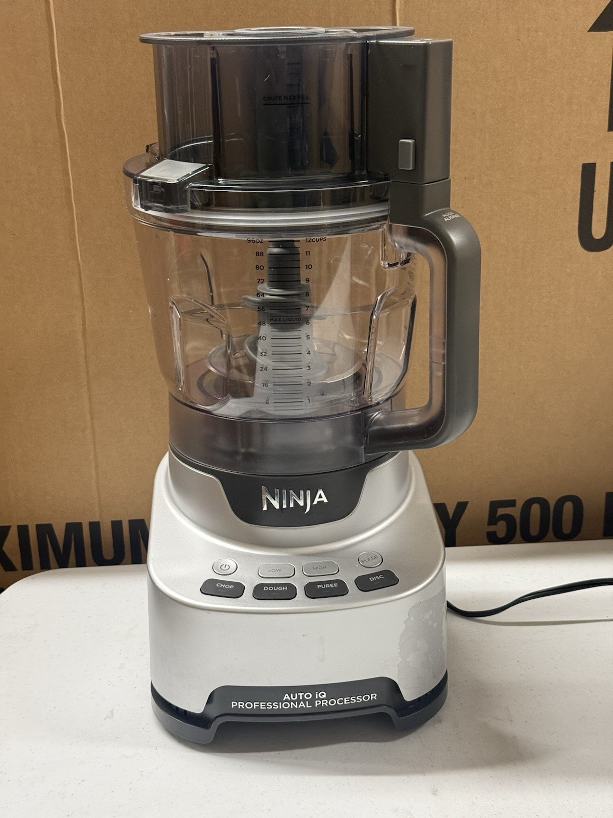 Ninja Professional XL NF701 Auto IQ 4-in-1 Food Processor Black – TESTED
