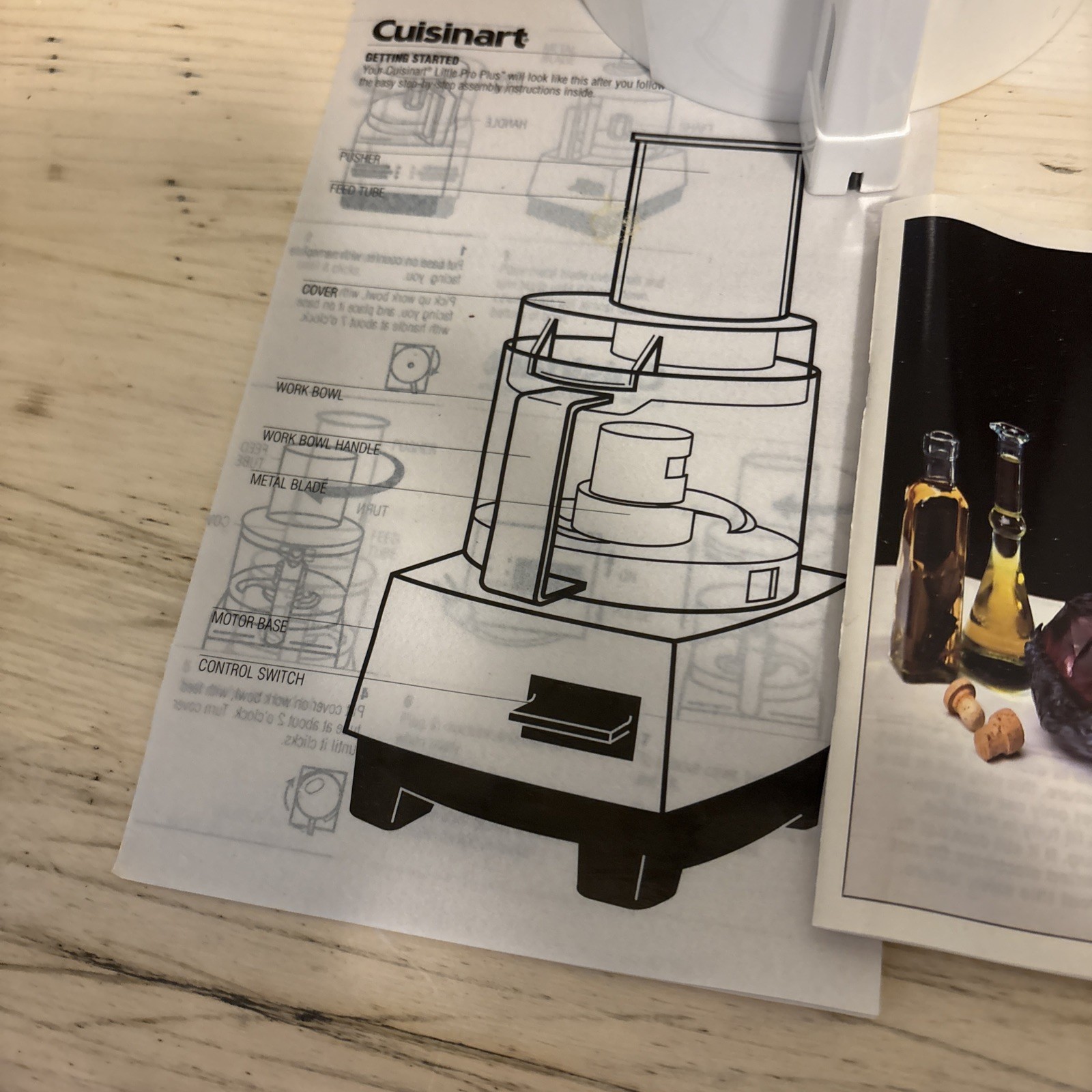 Cuisinart Little Pro Plus Processor Juicer LPP Citrus Parts DLC-530TX Parts Lot
