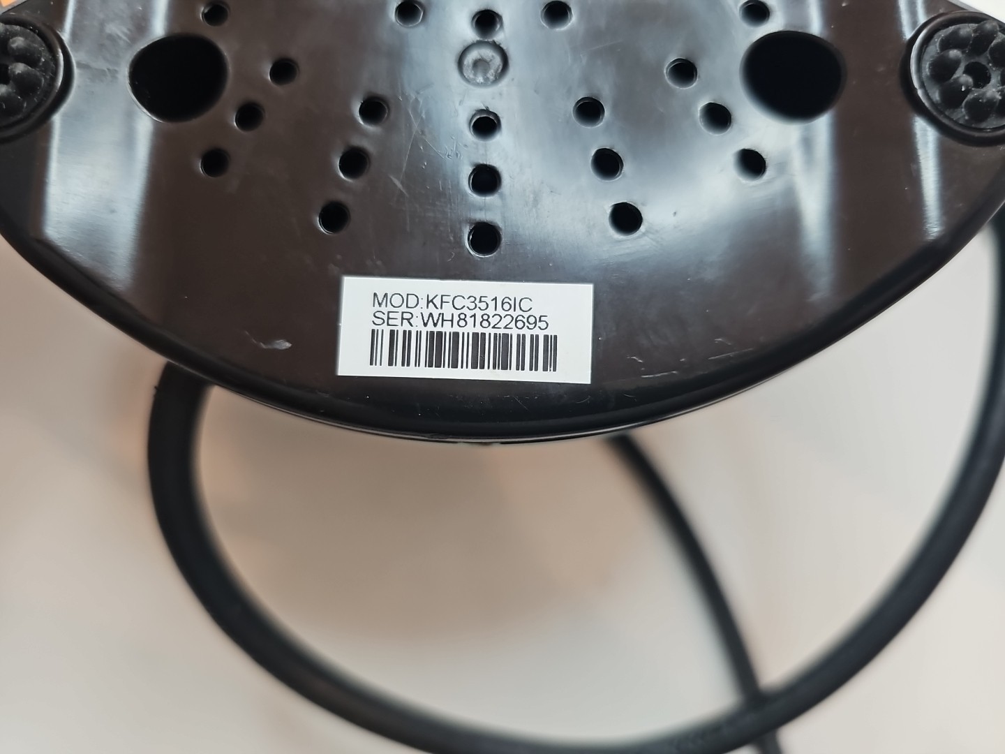 KitchenAid KFC3516IC 3.5 Cup Food Chopper Ice Blue Tested Working motor only