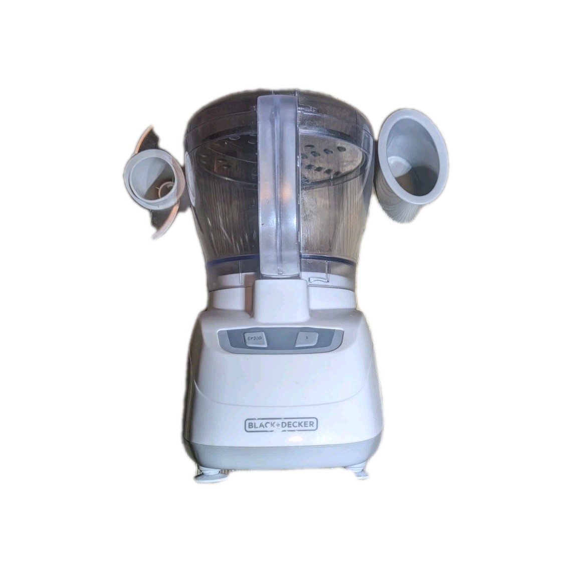 BLACK+DECKER FP1600B 8-Cup Food Processor White 450-watts Complete Tested
