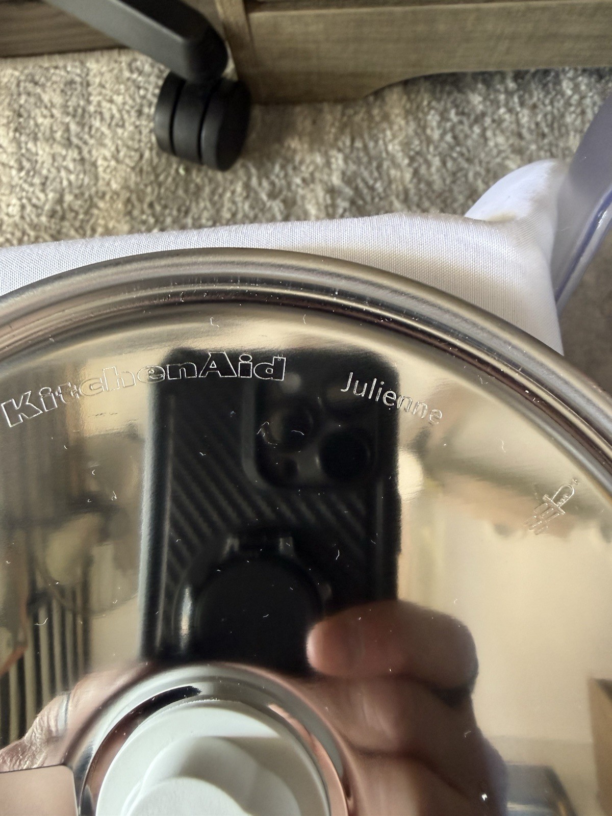 KitchenAid KSM2FPA Food Processor Attachments Blades Replacement w/ Storage Case