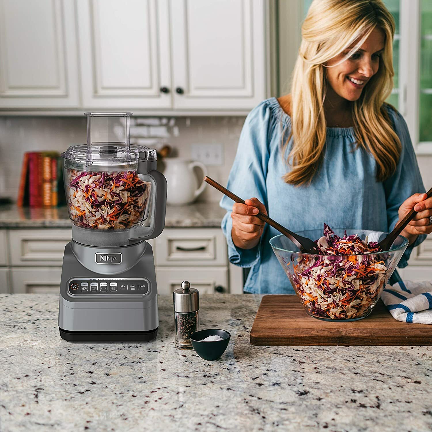 Ninja BN601 Professional Plus Food Processor 1000 Watts Auto-iQ (9A-OB) BN600