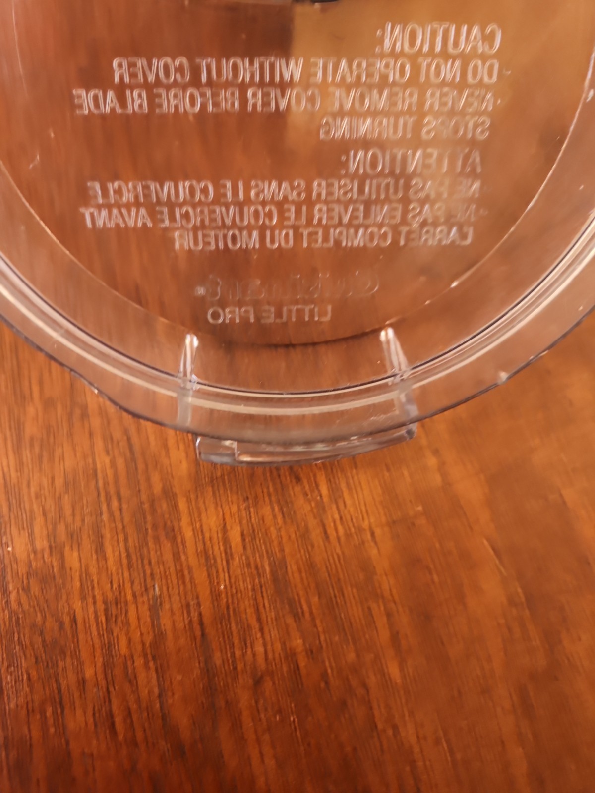 Cuisinart Little Pro Food Processor Lid DLC-504TX Replacement