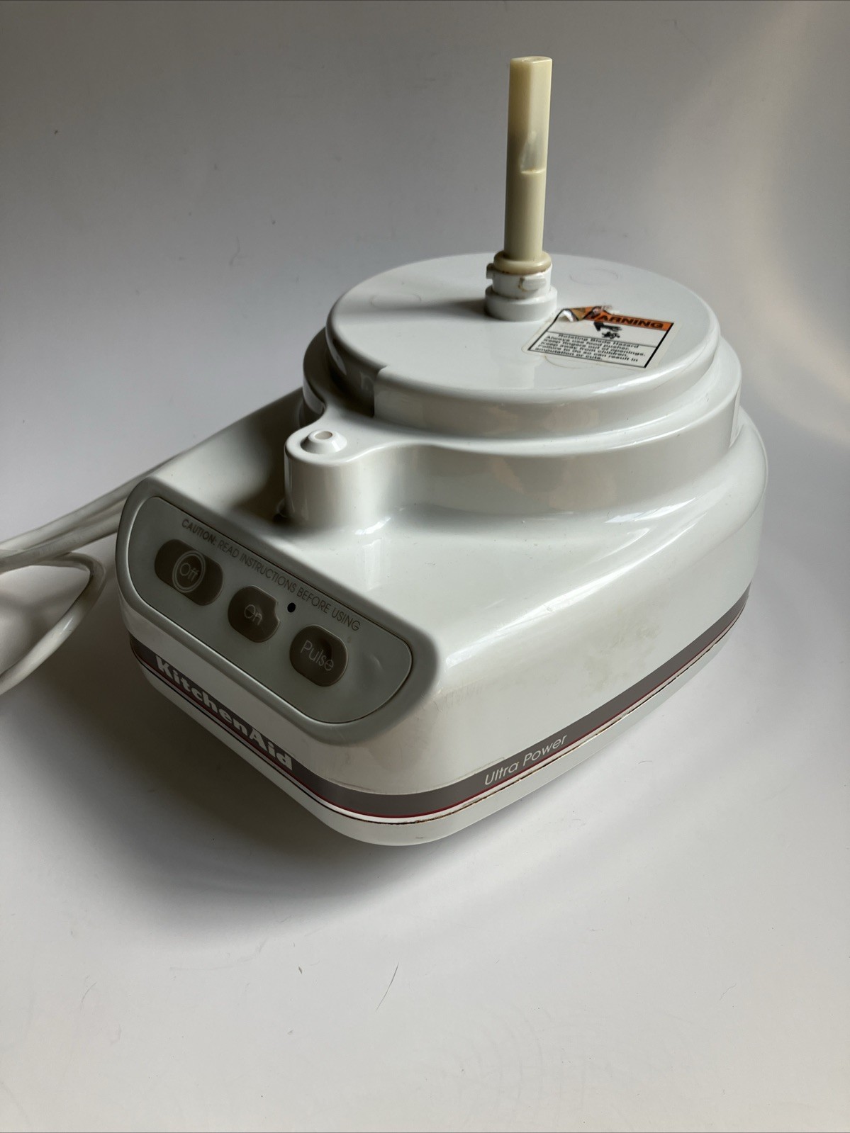 KitchenAid 11-Cup Food Processor KFP600WH White Motor Base KFP600 NewFeet TESTED