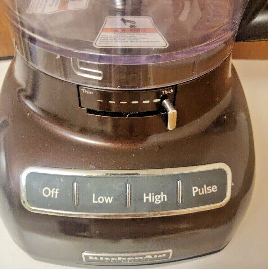 KitchenAid 13 Cup Ultra Wide Mouth Food Processor, Espresso (Used)