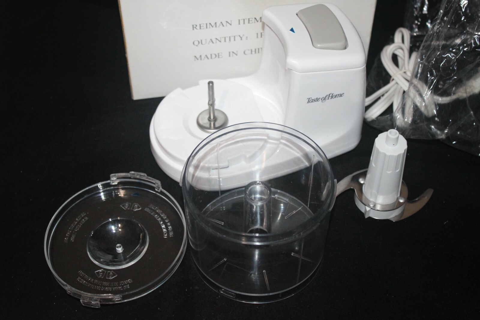 Mini Food Chopper Taste Of Home Electric Model M-1 120v 75w