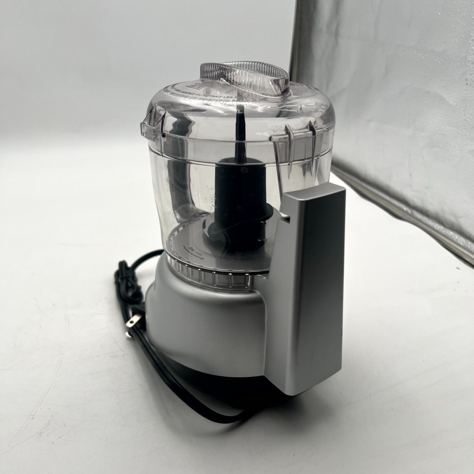 Cuisinart Mini-Prep Plus Food Processor Brushed Chrome Reversible Steel Blade