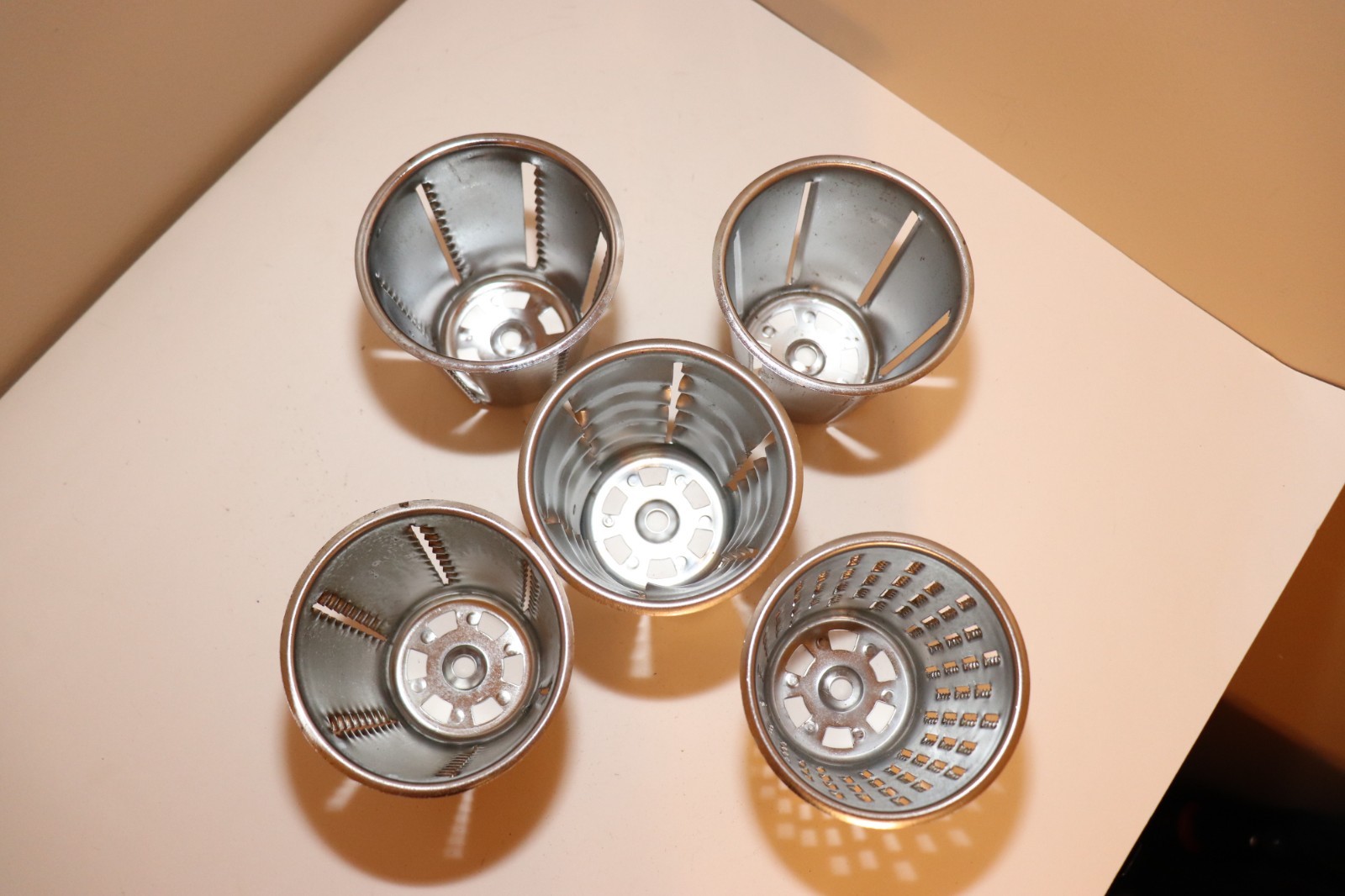 Health Craft Salad-King Style Food Processor Cones Chopper Shredder 5 Blades