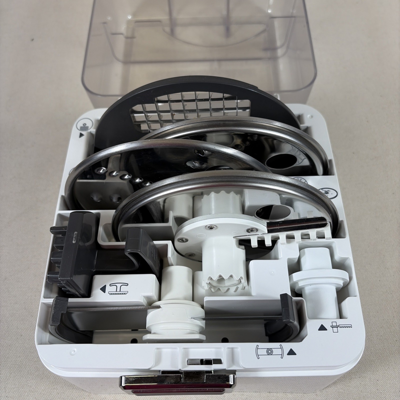 KitchenAid Mixer Disk Set 526840 Food Processor Attachment Kit 7 Piece Set
