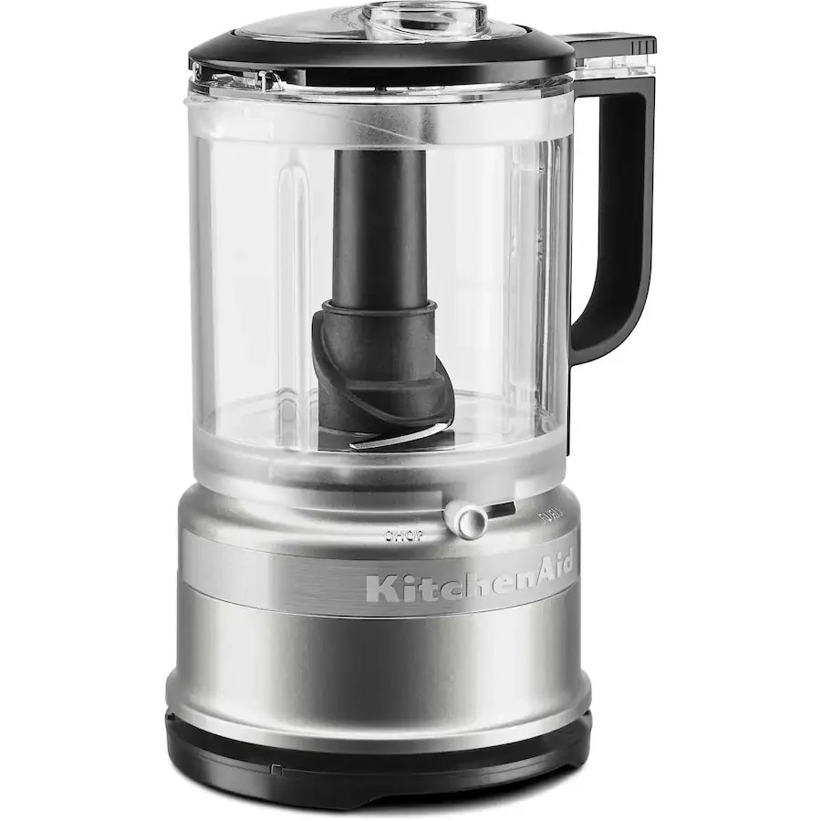 KitchenAid 5 Cup Food Chopper, Blade and Whisk Accessory, Silver, KFC0516CCU