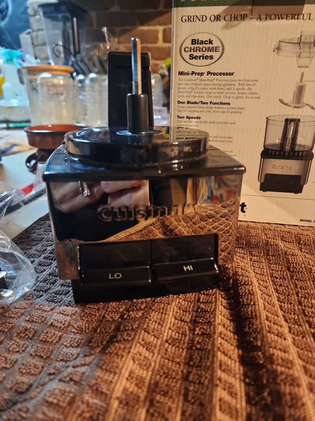 Cuisinart Mini Prep Food Processor DLC-1BCH Motor Base Part Only -NOT Working-