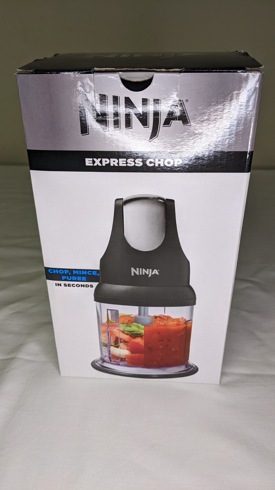 Ninja Express Chop Food Chopper 16 oz Bowl Chop Mince Purée FAST NJ100GR NIB
