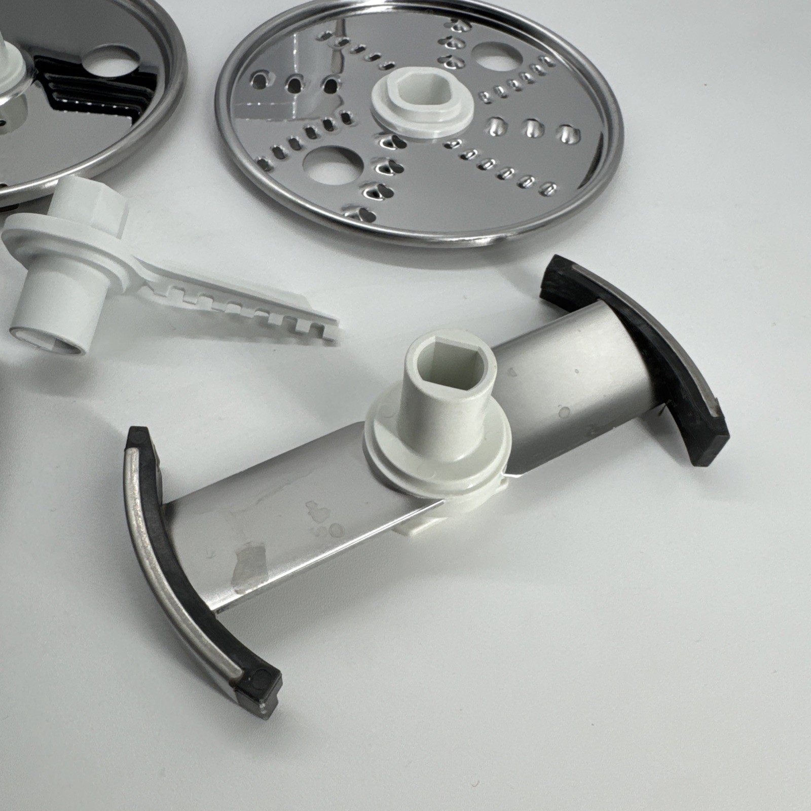 KitchenAid KSM2FPA Food Processor Attachments Blades Replacement w/Storage Case