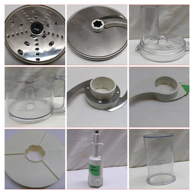 Pick 1 Part) KRUPS Type 700 Food Processor Dough Deflector Shredder Blade Lid