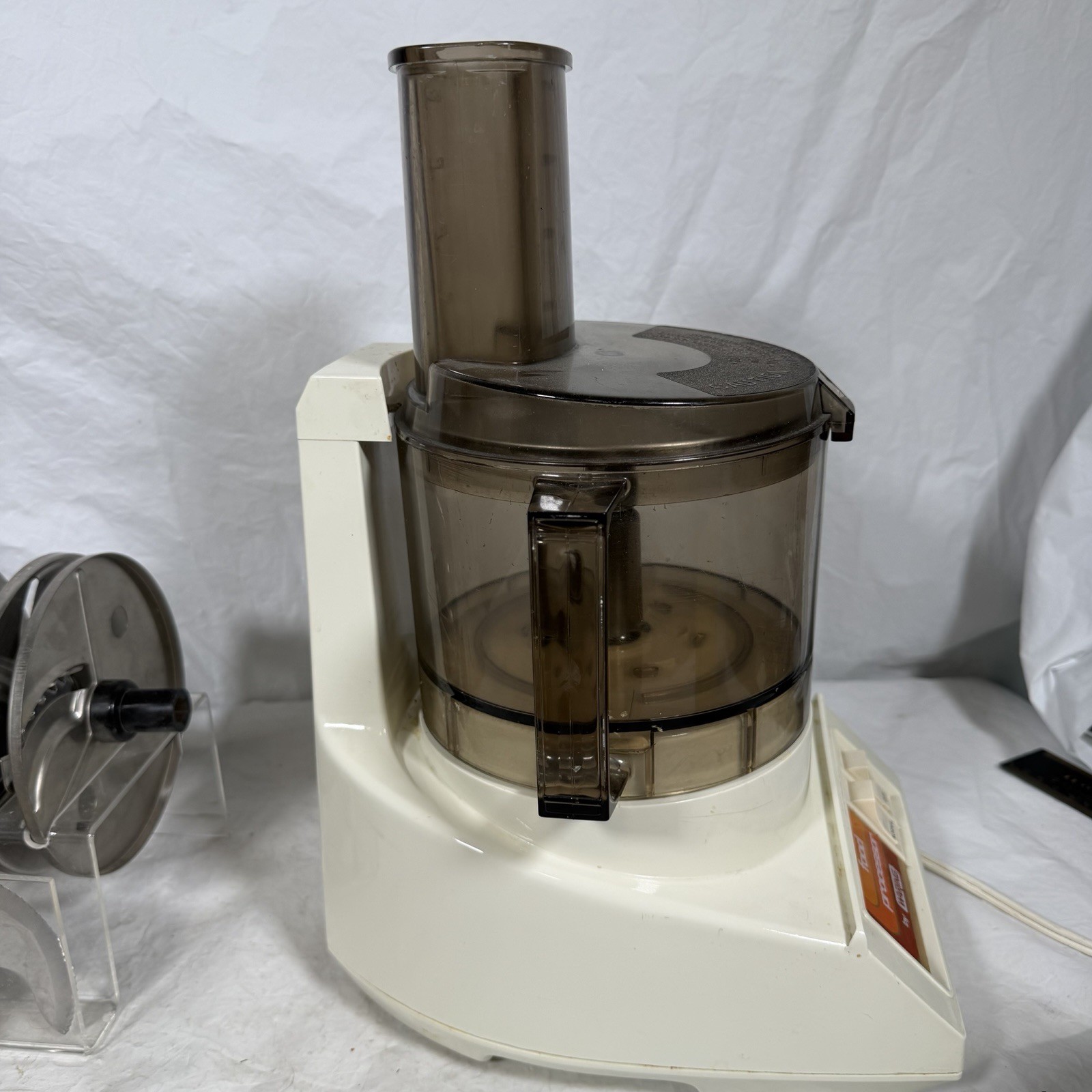 Waring 11FP29 Food Processor Complete 6 Blades Discs Pusher 2 Speed 70’s Tested