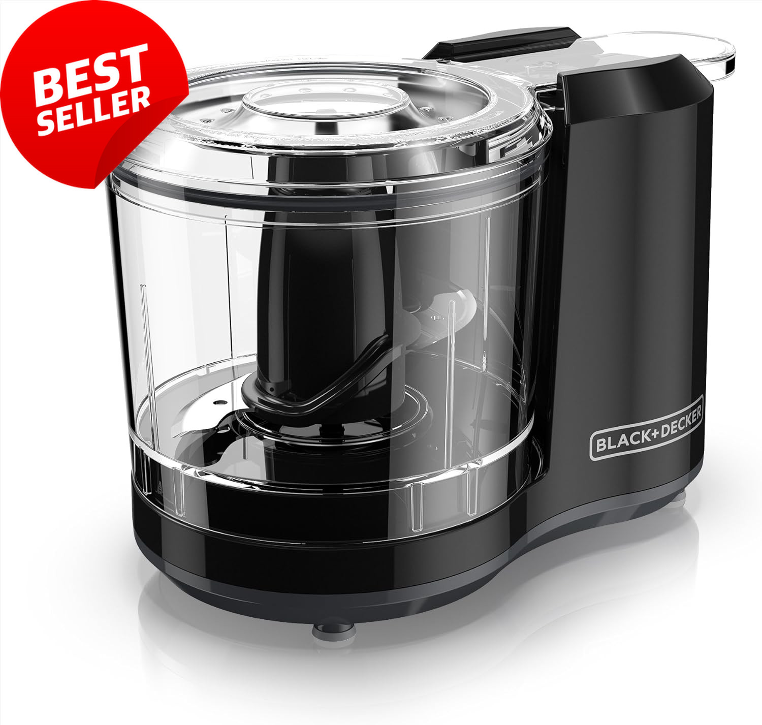 Electric Food Chopper 1.5 Cup 150W One Touch Pulse Dishwasher Safe