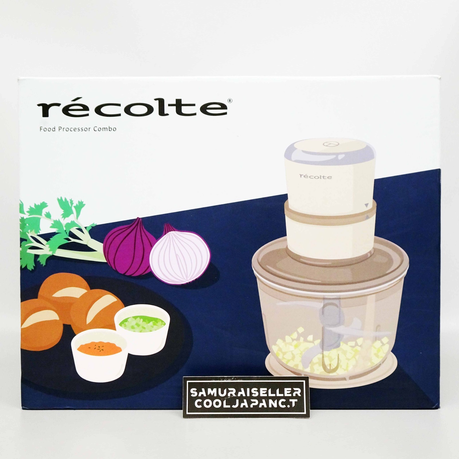 Recolte Food Processor Combo RCP-6 recolte Food Processor Combo Cream White New