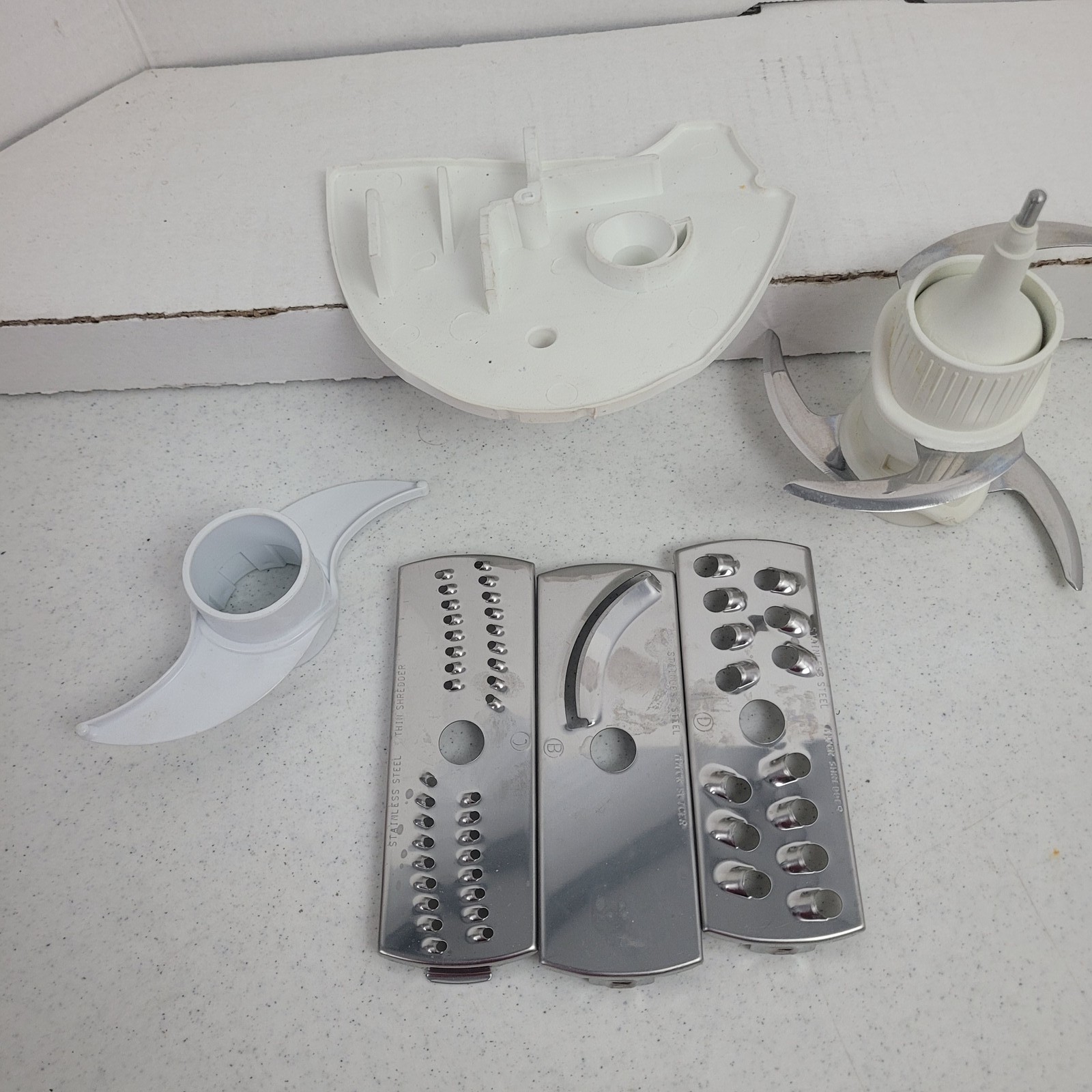 Food Processor Replacement Parts Lot Shredder Slicer Discs Chopping Dough Blade