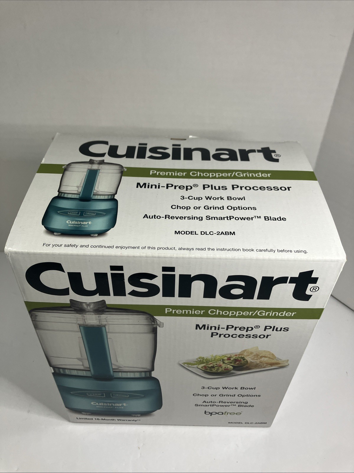 Cuisinart Mini Prep Plus Premier Food Processor Chopper Grinder Aqua Color – NEW