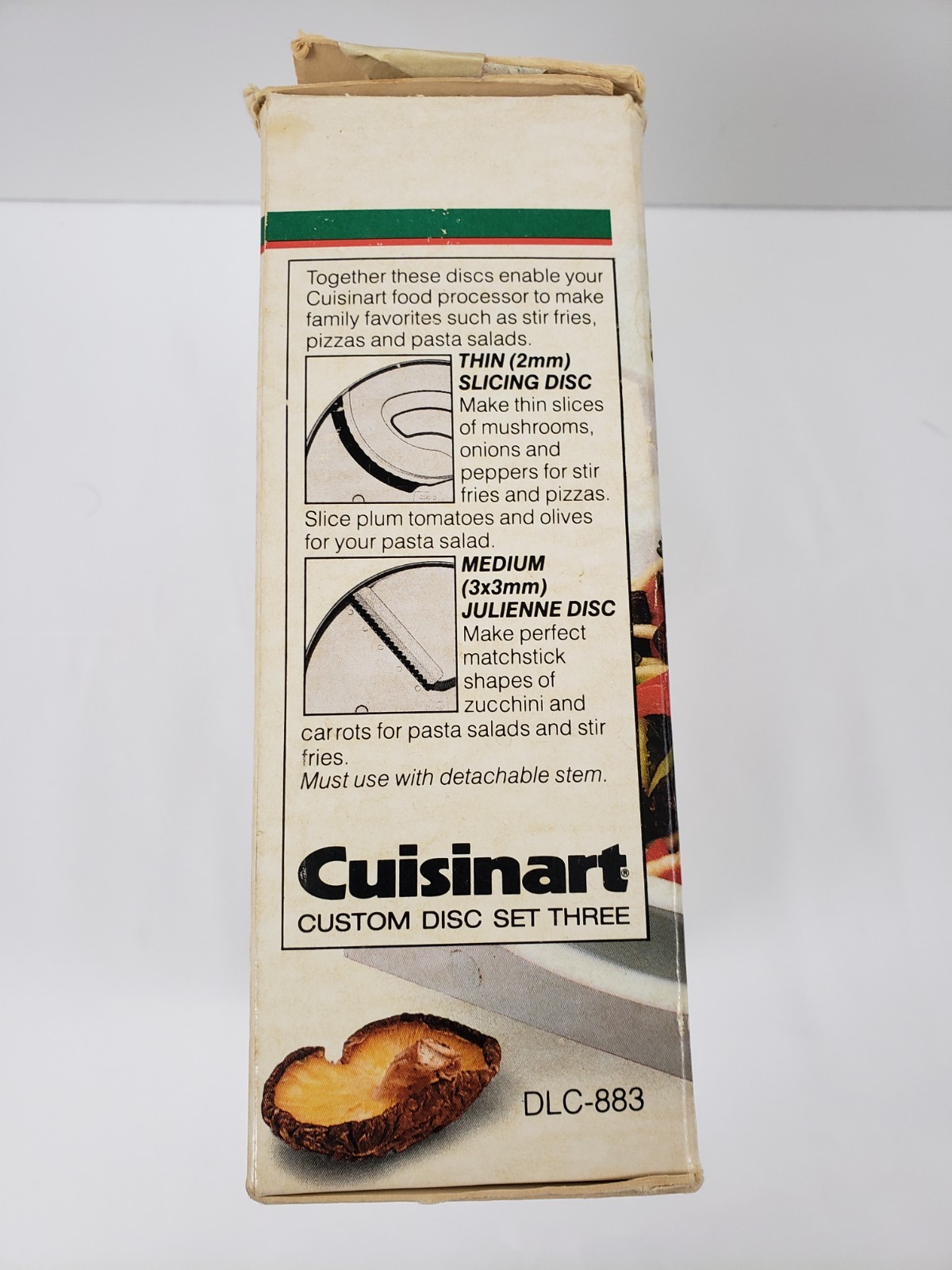 Cuisinart DLC-883 Food Processor Custom Disc Set Three For DLC-8/10 Series Japan