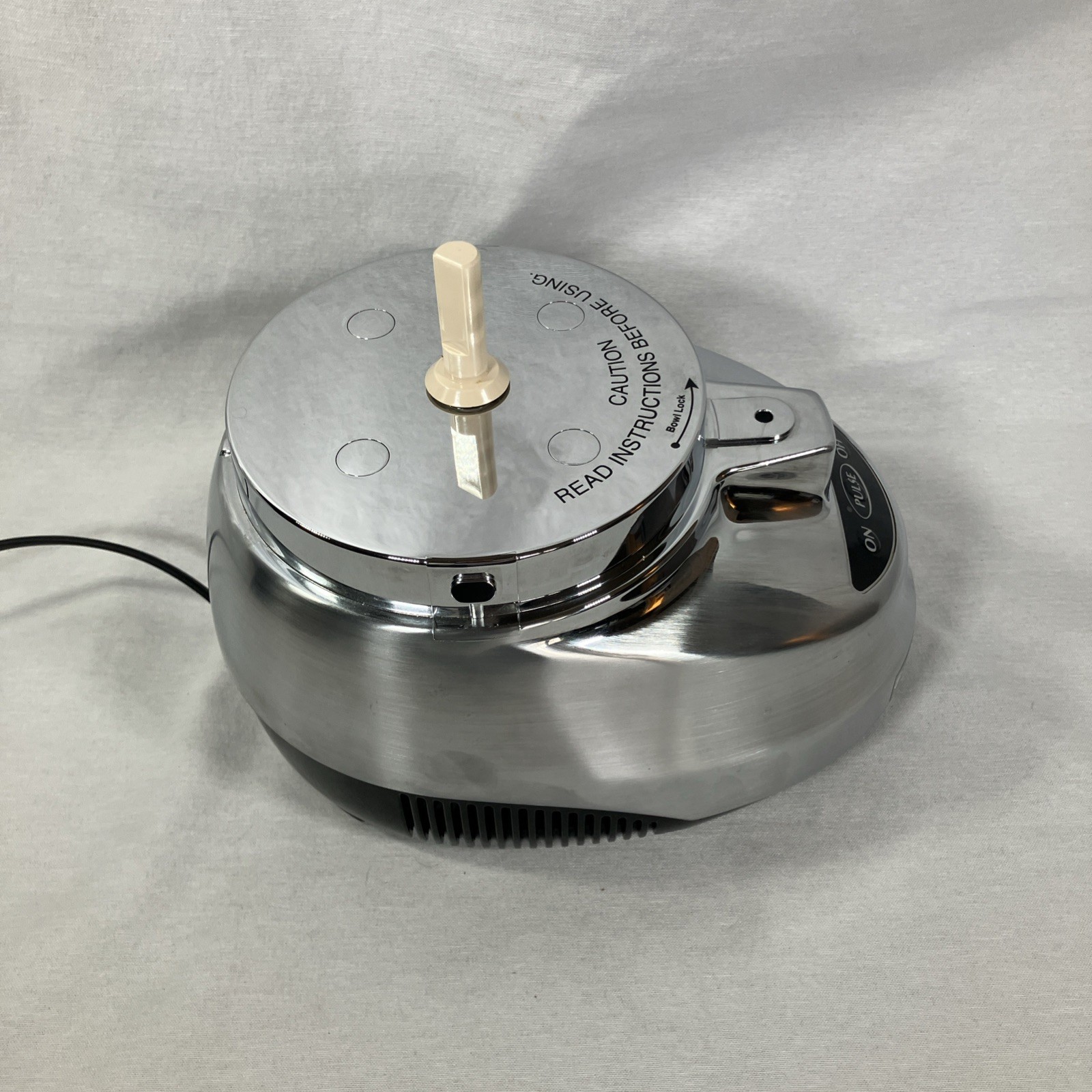 Cuisinart Prep 9-Cup Food Processor Chrome DLC-2009CHB Motor Base Only – Tested