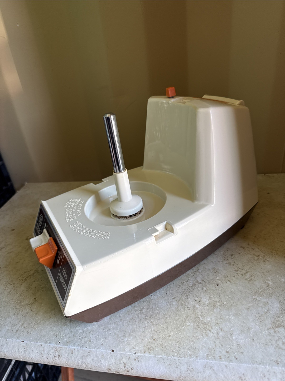 GE General Electric Food Processor Replacement Part Motor Base D1FP1B Works